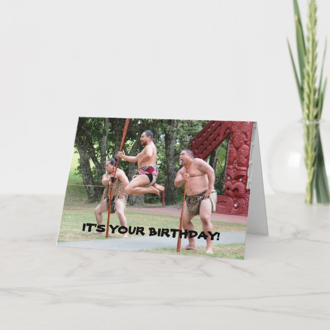 CARTE DE REMERCIEMENTS CUT LOOSE BIRTHDAY CARD (Devant)