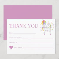 Cute aquarelle Rainbow Unicorn Anniversaire