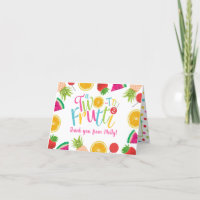 Cute Fruits à deux tti 2e anniversaire