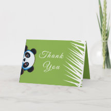 Cute Panda Bear Tropical Leaves pliable remercieme