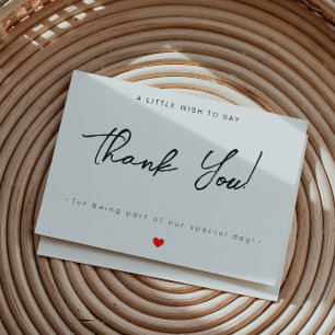 Carte de remerciements d'affaires moderne