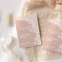Daisy Baby en fleur Boho Girl Baby shower