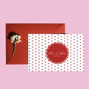 Carte de remerciements d'amour personnalisé - Coeu
