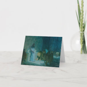 Carte De Remerciements Daniel in the Lions' Den par Henry Ossawa Tanner
