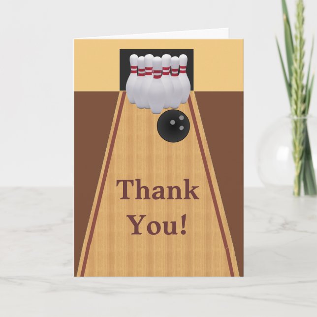 Carte de remerciements d'anniversaire Brown Bowl (Devant)