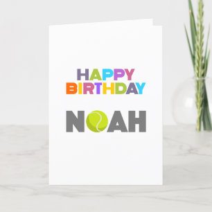 Carte de remerciements d'anniversaire de Noah