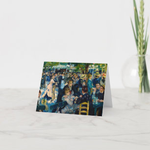 Carte De Remerciements Danse au Moulin de la Galette par Renoir