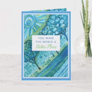 Carte de remerciements d'appréciation