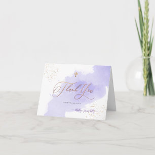 Carte de remerciements d'aquarelle PixDezines Lave