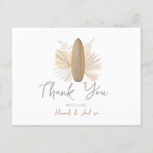 Carte de remerciements de Baby shower bébé à bord