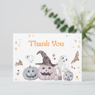 Carte de remerciements de Baby shower Citrouille H