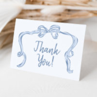 Carte de remerciements de Baby shower de garçon de