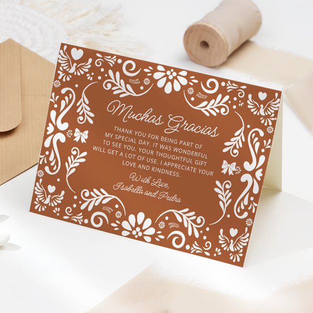 Carte de remerciements de Baby shower en terre cui (Créateur téléchargé)