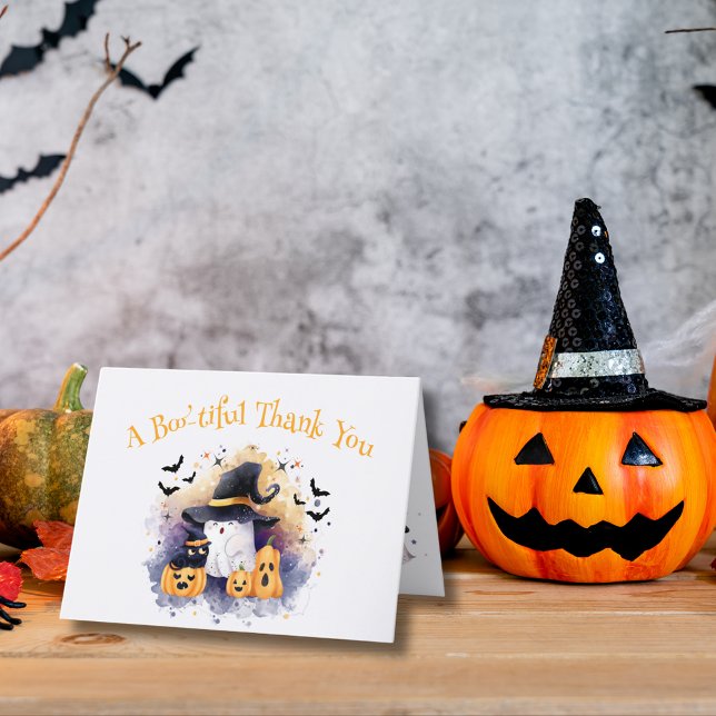 Carte de remerciements de Baby shower fantôme à l' (Créateur téléchargé)