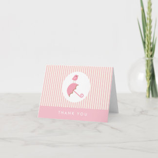 carte de remerciements de baby shower {little bird
