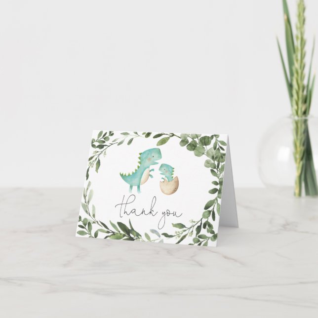Carte de remerciements de Baby shower mammy Baby D (Devant)