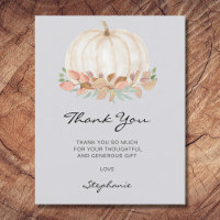 Carte de remerciements de Baby shower petit Citrou