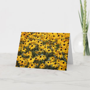Carte De Remerciements De beaux tournesols, des tas et beaucoup d'objets 