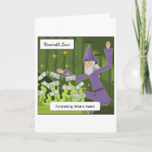 Carte de remerciements de collecte de fonds à but 