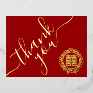 Carte de remerciements de couronnes florales maria