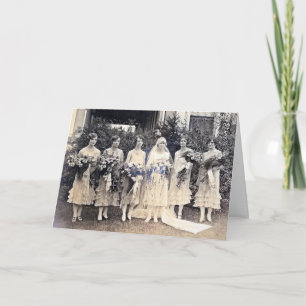 Carte de remerciements de demoiselle d'honneur