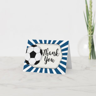 Carte de remerciements de football, carte de remer