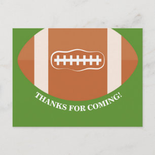Carte de remerciements de football, carte de remer