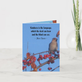 Carte de remerciements de gentillesse