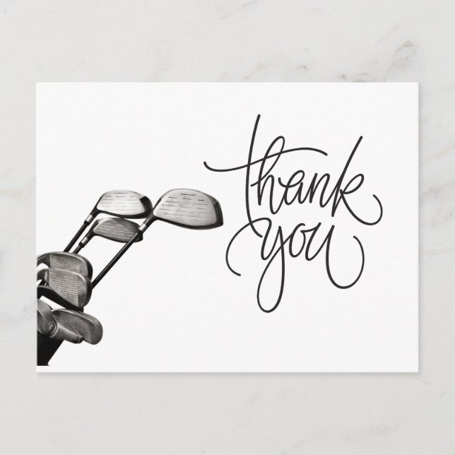 Carte de remerciements de golf (Devant)