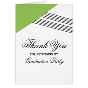 Carte de remerciements de graduation géométrique v