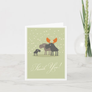Carte de remerciements de la famille Moose Deer