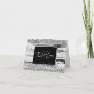 Carte de remerciements de la Glitterie Platine