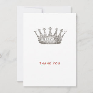 Carte de remerciements de la princesse Tiara