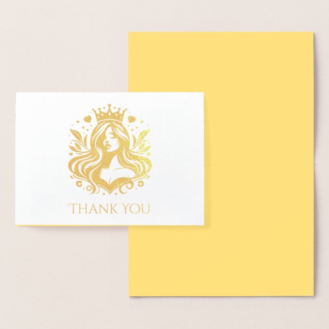 Carte de remerciements de la reine Pageant (Affichage)