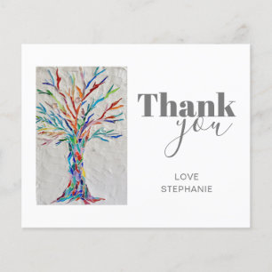 Carte de remerciements de l'arbre de vie personnal
