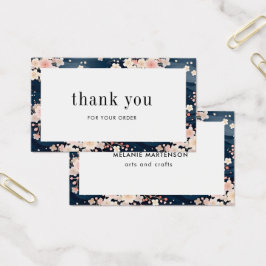 Carte de remerciements de l'ordre floral Sakura Wa