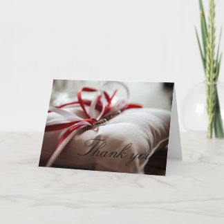 Carte de remerciements de mariage