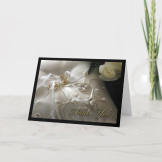 Carte de remerciements de mariage