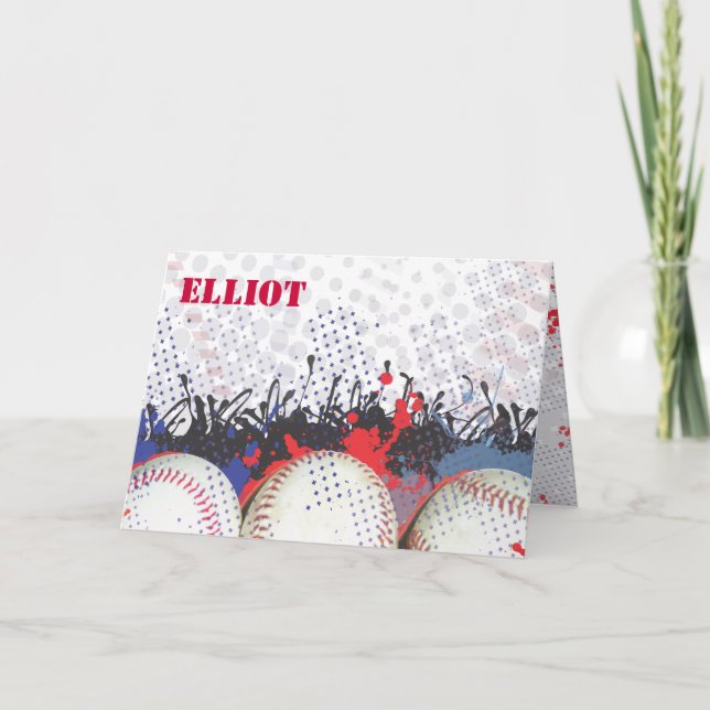 Carte de remerciements de Mitzvah de barre (Devant)