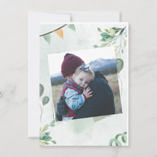 Carte de remerciements de moment père-enfant