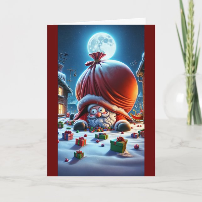 Carte de remerciements de Noël (Devant)