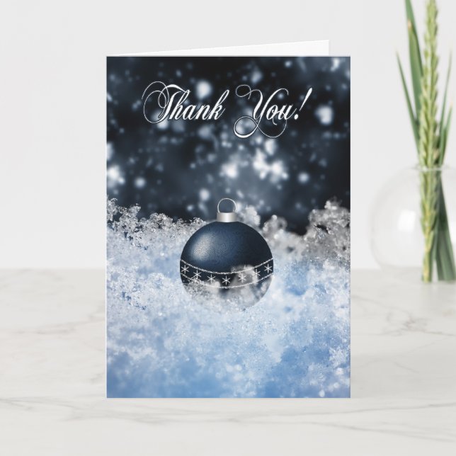 Carte de remerciements de Noël d'affaires - Bienve (Devant)