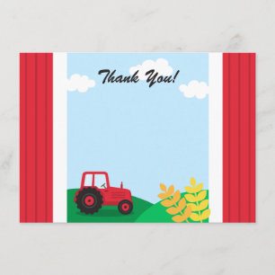 Carte de remerciements de partie d'anniversaire de