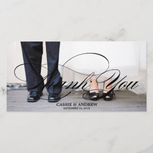 Carte de remerciements de photo