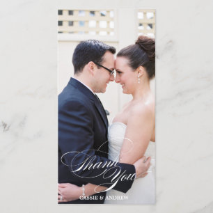 Carte de remerciements de photo