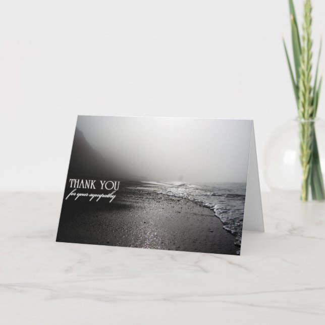 Carte de remerciements de sympathie (Devant)