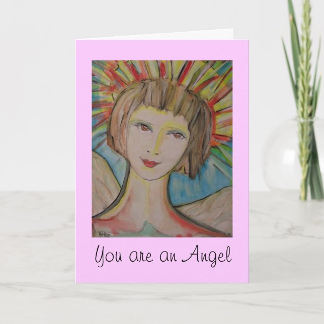 Carte de remerciements de ValAries "You are an Ang (Devant)