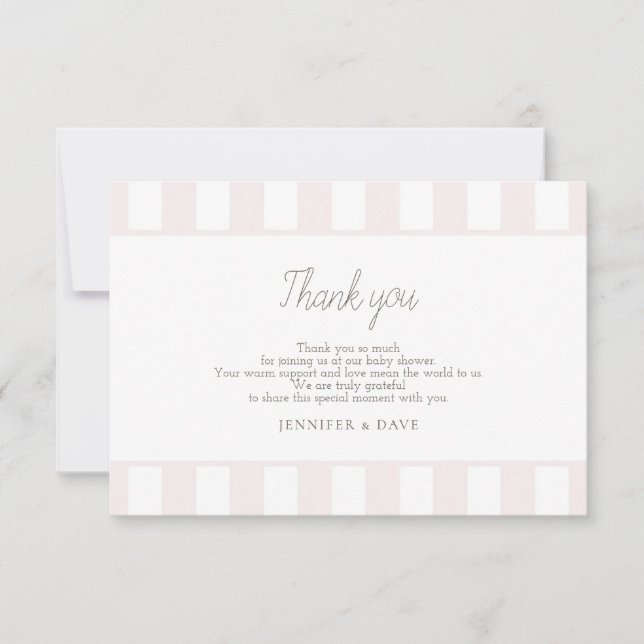 Carte de remerciements de voiturette de golf rose (Devant)