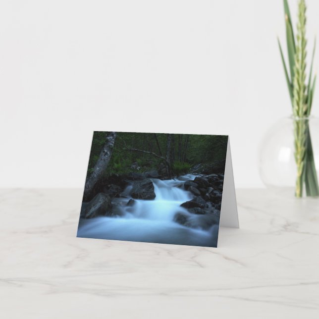 Carte de remerciements d'eau (Devant)