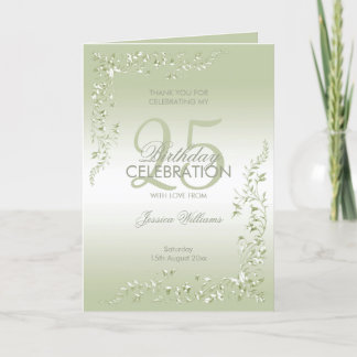 Carte De Remerciements Décoration Breezeway 25e anniversaire